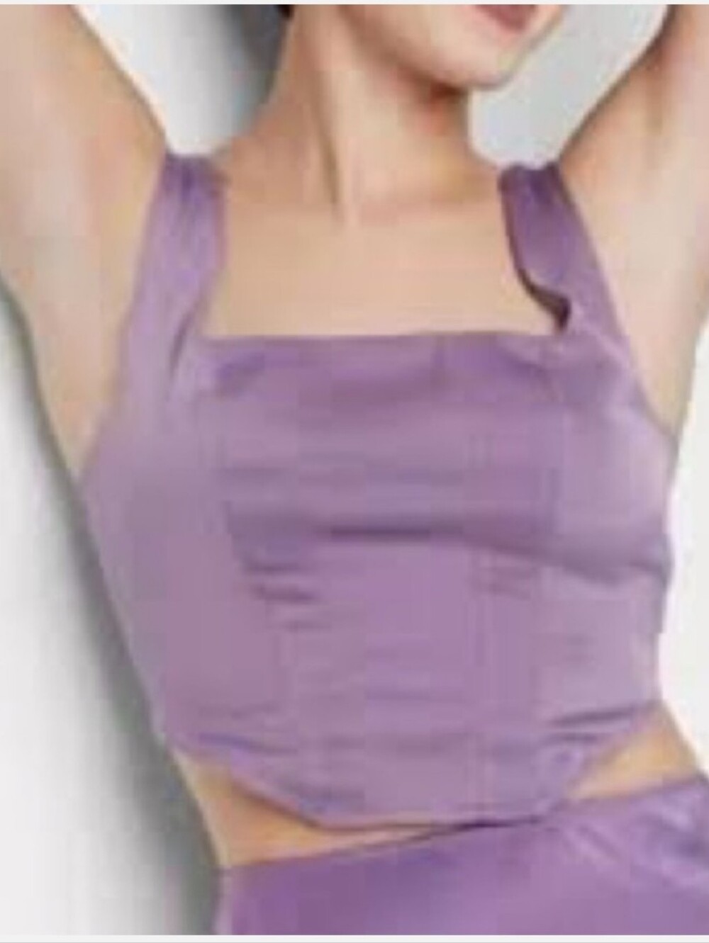 Lavender  Corset  Top